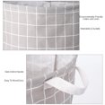 thumbnail image 4 of Cesto de lavandería a prueba de agua de gran tamaño Cesta plegable Hogar Titular de ropa sucia Cuarto de baño Dormitorio Misceláneas Almacenamiento Organizador Contenedor Macarena Cortador de lavandería impermeable, 4 of 5