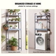 thumbnail image 6 of Over The Toilet Organizer - 3-Tier Bathroom Shelf Rack with Storage Baskets, Space Saver for Small Bathrooms, 6 of 6