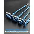 thumbnail image 5 of BLUEWING Blue Water Outrigger Halyard Line Lock Pulley Aluminium Alloy Fishing Line Lock Pulley with Stainless Steel Snap Swivel for Offshore Fishing, Line Lock Single Blue, 5 of 7