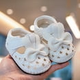 thumbnail image 2 of Toddler Boy Shoes Baby Girls Shoes Soft Sole Princess Wedding Dress Mary Jane Light Baby Sneaker Shoes Girls'Sneakers White 9 Months-12 Months, 2 of 6