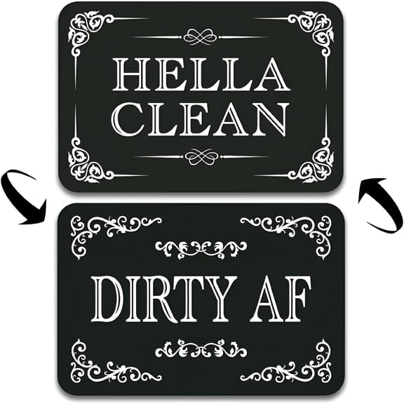 ACDANC Dishwasher Magnet Clean Dirty Sign Clean/Dirty Magnetic for Dishwasher
