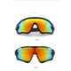 thumbnail image 3 of Ciclismo Gafas polarizadas Protección UV Gafas de sol deportivas Gafas de ciclismo con varios colores y lentes brillar Juguete, 3 of 4
