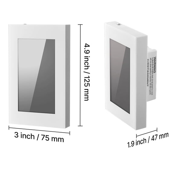7-Day Programmable Thermostat,Home Thermostats for Radiant Underfloor Heating Cable,Heat Pump,with GFCI&Sensitive Sensor,LCD Touchscreen,Energy-Efficient,Gray-White (Without Wifi)