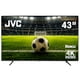 thumbnail image 1 of JVC  Smart TV 43 pulgadas  Full HD LED  Frameless  Roku TV  WiFi  3 HDMI 1 USB AV  Netflix YouTube Prime Video  Modelo SI43FRF, 1 of 8