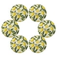 thumbnail image 7 of Round Plate Mat 15.4x15.4 Inchesx1 Placemat Table Mat Kitchen Mat Coffee Mat Fabric Thick, Strong Wear-Resistant, Heat Resistance Lemon Yellow, 7 of 7