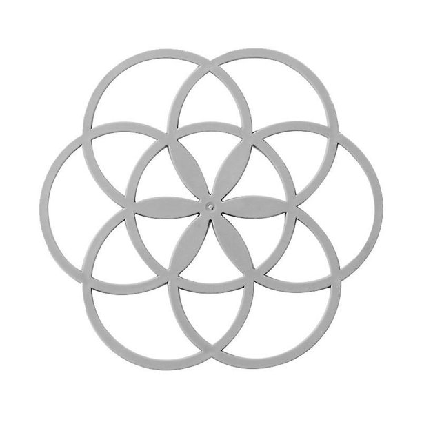 Agarraderas multiusos para cocina, diseño de flores huecas, silicona multiusos