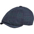 thumbnail image 5 of CoCopeaunts Beret Hats for Men 6 Panels Octagonal Newsboy Cap Retro Plaid Artist Painter Beret Hat Ivy Cap Autumn Winter Hat, 5 of 7
