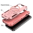 thumbnail image 2 of Allytech Rugged Back Case for iPhone 13 Pro Max - Compatible with MagSafe - Full Body Protection - Soft TPU Bumper - Shockproof Anti-Scratch Case with Kickstand for iPhone 13 Pro Max - Pink, 2 of 7