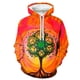 thumbnail image 3 of Sudadera con capucha con estampado de árbol psicodélico creativo de primavera y otoño para hombre, sudaderas casuales con impresión 3D, sudaderas, camisetas de calle, 3 of 4