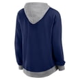 thumbnail image 3 of Women's Logo Athletic College Navy Seattle Seahawks Hit It French Terry Full-Zip Hoodie, 3 of 3
