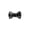 Smart Magnetic Collarbone Hair Clip - Black, Single Pack, variant on Innovative magnetic bow hair clip, 4-color plastic medium-sized claw clip, strong grip mini hair clip, non-slip hair accessory suitable for both thick and thin hair