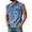 Blue, variant on Men's Sleeveless Henley Tank Tops Casual Summer Tank Top With Pocket Lightweight Cotton Blend For Daily Wear,Size S-3XL