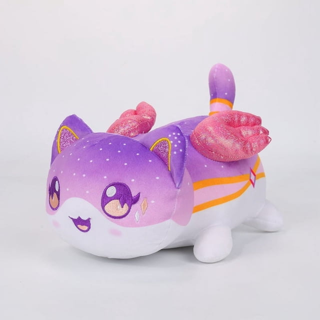Lindo muñeco de peluche con forma de gato, regalo de la serie Hamburguesa de Coca-Cola y fresa