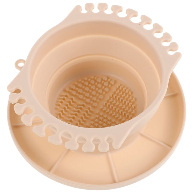 EXHUMKY Taza Para Pinceles De Acuarela Plegable En Silicona Para Uso En