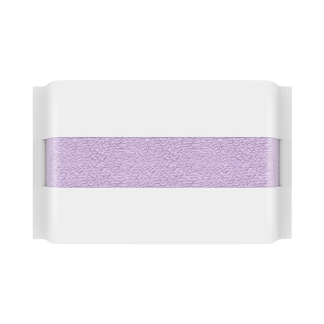 Qarigey Toalla de algodón para el pelo para hombre y mujer, paño de barbero para playa y SPA, paño de viaje portátil para lavar el hogar, 76x34cm Cuerpo del baño Púrpura Qarigey CE015156-04