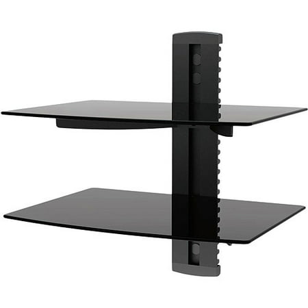 Ematic Adjustable 2 Shelf for DVD Player, Cable Box, with HDMI