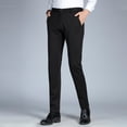 thumbnail image 5 of Men's Dress Pants Business Trousers Lounge Casual Big and Tall Work Travel Golf Straight Fit, 5 of 7