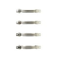 thumbnail image 2 of Offray silver medium metal rectangle hair clips, 4 count, 1 package, 2 of 11