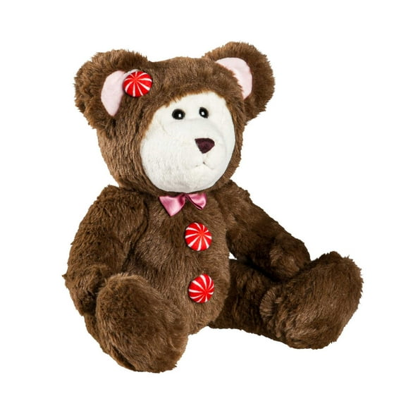 Plush Peppermint Bear Polyester Teddy Christmas 7Plsh01020