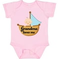 thumbnail image 3 of Inktastic Grandma Loves Me Grandchild Boys Baby Bodysuit, 3 of 5