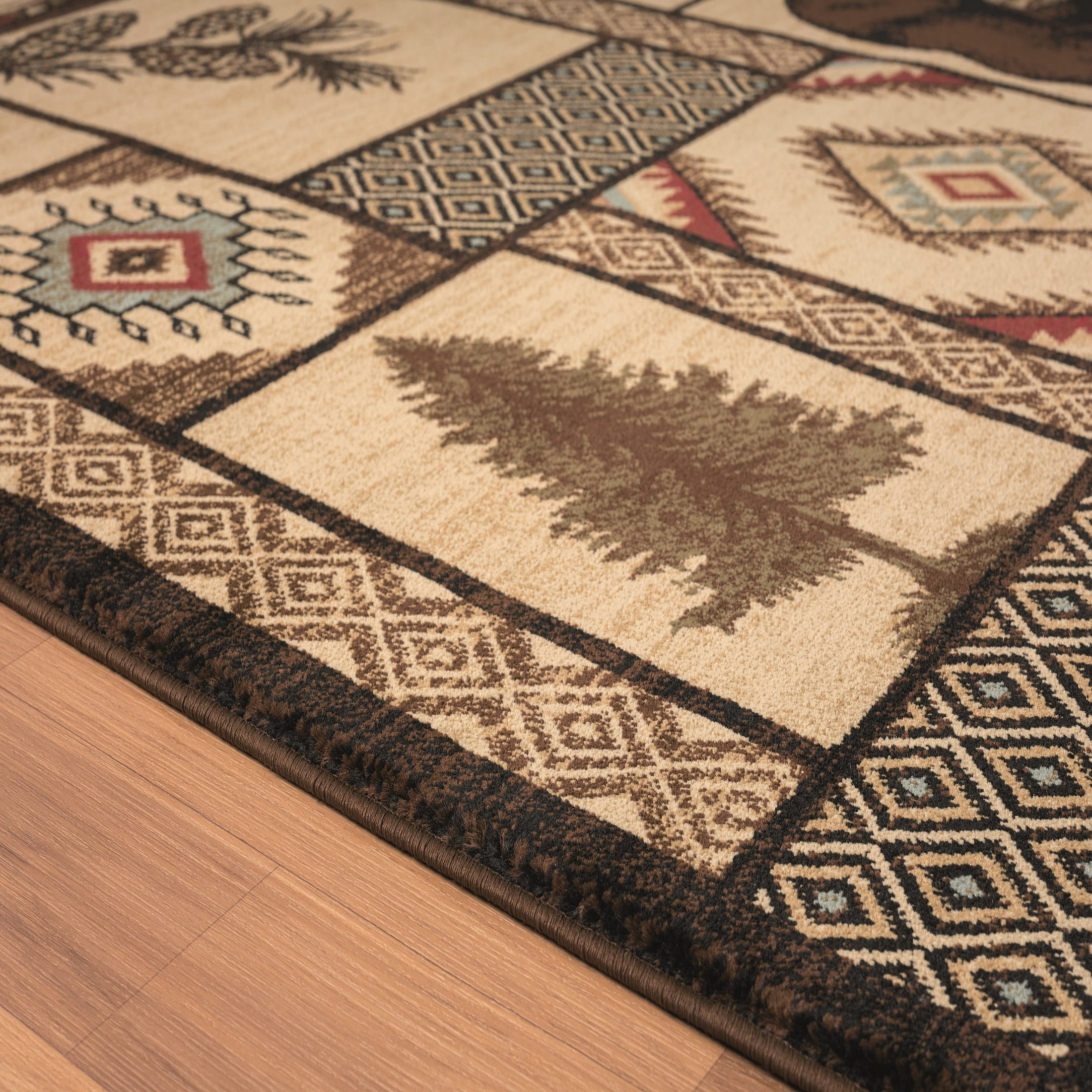 United Weavers Plateau Uplands Lodge Nature Area Rug, Multi, 7'10" x 10'6"