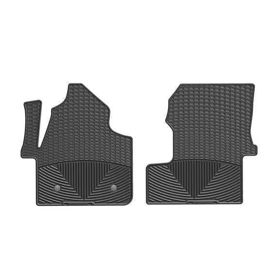 WeatherTech All-Weather Floor Mats compatible with Sprinter - 1st Row (Driver & Passenger), Black