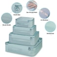 thumbnail image 3 of CHL-10 Ensemble Cubes de Rangement pour Bagages Organisateur de Voyage pour Valise, 3 of 4