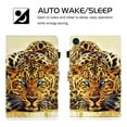 thumbnail image 6 of Allytech Galaxy Tab A8 10.5" Case X200, Slim Fit Auto Sleep Wake Flip Cover Multi Angle Viewing Stand Shockproof Case Cover for Samsung Galaxy Tab A8 10.5" SM-X200 X205 X207 - Leopard, 6 of 6