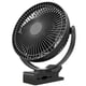 thumbnail image 1 of Ventilador de flujo de aire con clip, batería recargable USB de 5 pulgadas, 1 of 5
