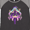 thumbnail image 4 of Inktastic Beautiful Purple Anime Witch Women's Plus Size T-Shirt, 4 of 5