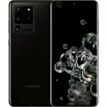 Pre-Owned SAMSUNG Galaxy S20 Ultra 5G SM-G988U 128GB, Cosmic Black GSM Unlocked (Grade B) (Refurbished:Good)
