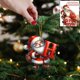 thumbnail image 1 of Adorno navideño plano con letras 2D para colgar en el árbol y el coche, 1 of 2