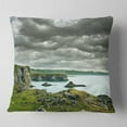 thumbnail image 2 of Designart 18" x 18" Green Polyester Throw Pillow, 2 of 5