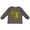 Charcoal Grey, variant on Inktastic It's My 5th Birthday with Cute Green Alligator Boys or Girls Long Sleeve Toddler T-Shirt