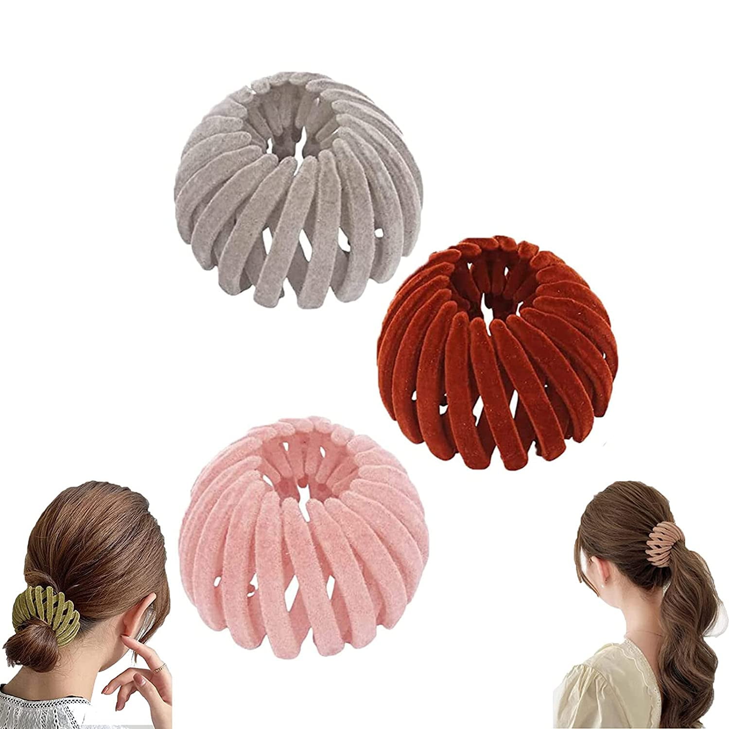 Lazy Fashion Birds Nest Hair Clip, Bird'S Nest Plate Hairpin Clamps
