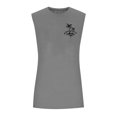 thumbnail image 6 of Longantii Sleeveless Shirts for Men Muscle Summer Men Tank Tops Tropical Graphic Cut Off Shirts for Men Casual Workout Vacation T-Shirts, 6 of 6