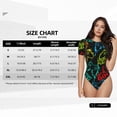 thumbnail image 4 of Picia Play Game Start Womens One Piece Swimsuits Modest Tummy Control Bathing Suits Lace Up Slimming Swim Suit-Small, 4 of 9