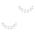 thumbnail image 4 of Matsuzay Paquete de 6 colgantes de estrellas, adornos colgantes de papel, suministros para fiestas, decoraciones para el hogar del Día de la tipo 7 2piezas Matsuzay CBP365947, 4 of 5