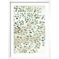 thumbnail image 2 of Art.com Green Flowerhead II Art Print by June Vess, White Frame Wall Art, 17" x 23", 2 of 5