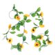 thumbnail image 5 of Yunxwd 3 luces de cadena de girasol, 8 pies, 20 luces LED alimentadas por batería para jardín, sala de estar, boda, fiesta, día de San Valentín, Halloween, decoración de Navidad, 5 of 14