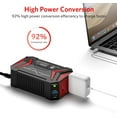 thumbnail image 6 of BESTEK 300Watt Pure Sine Wave Power Inverter [30W PD USB-C] Car Adapter DC 12V to AC 110V with QC3.0 USB Ports, Multi-Protection Car Charger Power Inverter for Vehicles, 6 of 8