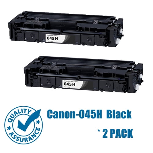 Printer Pro™ 2 Pack Canon 045H/Canon-045H/045 High Yield Black Toner Cartridge-Canon Printer ImageCLASS LBP612/MF632/MF634