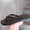 Black, variant on Women's EVA Flip Flops Textured Footbed Non-Slip Comfortable Beach Sandals Summer White 5.5