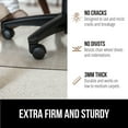 thumbnail image 6 of GORILLA GRIP Office Chair Mat for Carpet Floors, Smooth Glide, Slip Resistant, 29x47 Clear, 6 of 10