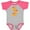 Heather and Hot Pink, variant on Inktastic Lion Jungle Animals Boys or Girls Baby Bodysuit