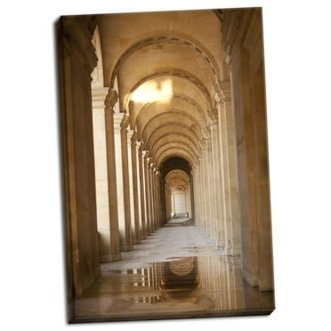 Gango Home Decor Down the Hall I by Karyn Millet (Ready to Hang); One 24x36in Hand-Stretched Canvas