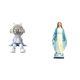 thumbnail image 1 of Estatua de nórdico, figura decorativa para estantería, entrada, sala de estar, dormitorio, oficina, mesa, decoración del hogar, María, Jesú, 1 of 8