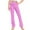 Hot Pink, variant on vokkrv Girl Yoga Flare Wide Leg Tummy Control Stretchy Pants for Causal with Pockets Beige 2-3 Years