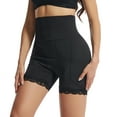 thumbnail image 2 of Homgro Women's Tummy Control Butt Lifter Seamless High Waisted Back Smoothing Padded Panties Underwear Booty Lifting Hip Dip Shapewear Thigh Slimmer Hip Enhancer Body Shaper Shorts Black 14, 2 of 4