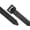 Black, variant on Secure Cable Ties 15 Inch Black UV Extra Heavy Duty Cable Tie - 100 Pack